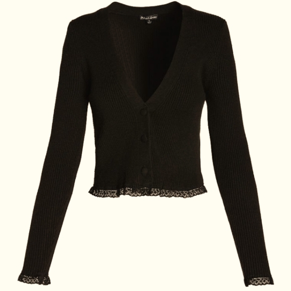 🔥For Love & Lemons Soft & Sexy Button up Cardigan NWT - Picture 6 of 6